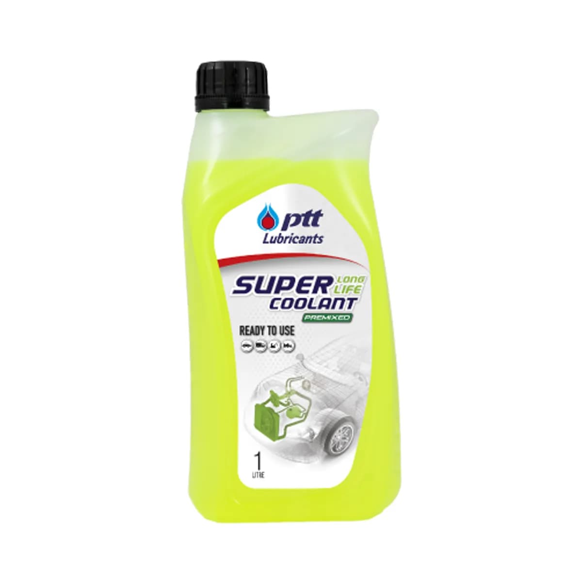 PTT Super Longlife Coolant Premixed - PTTSUPCOOLANT1L